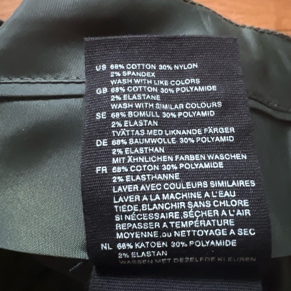 H&M green khaki pants women’s size 6 - Picture 6 of 6